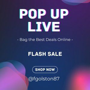 POP UP LIVE!! CLOSET CLEAROUT & MUCH MORE! $5 starts!!  3/16 @ 2pm